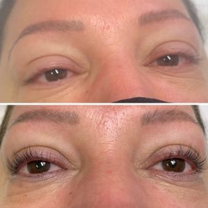lash lift and tint